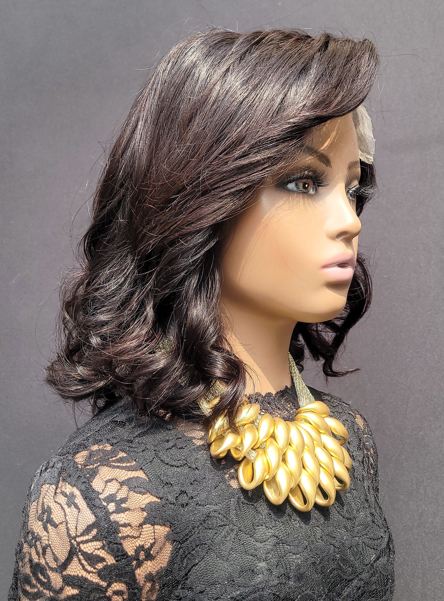 Item #006 Blunt cut 5×5 Transparent Lace Closure Wig