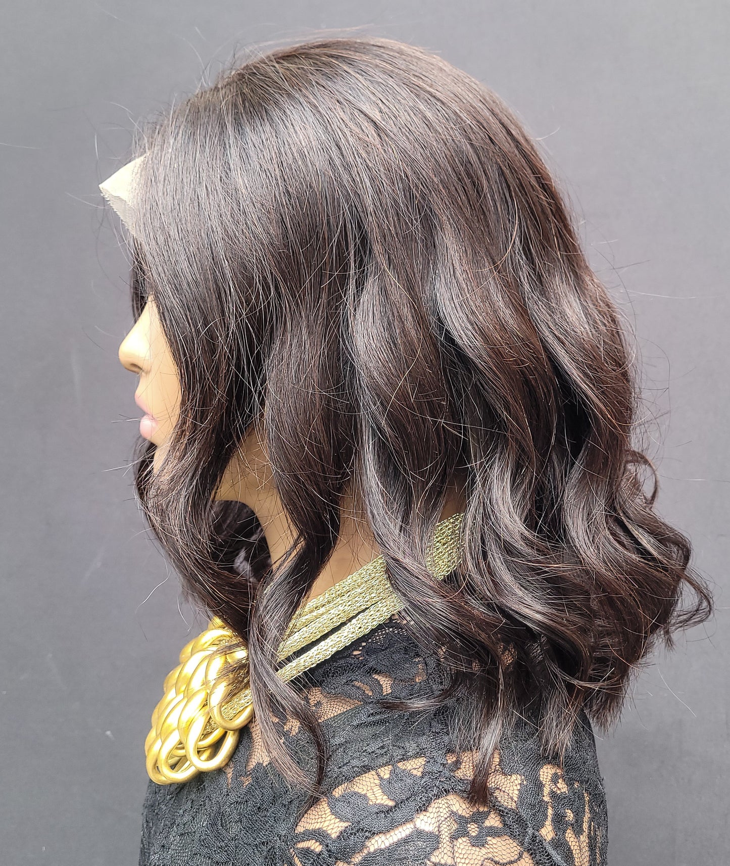 Item #004: Blunt cut bob 5×5 Transparent Lace Closure Wig